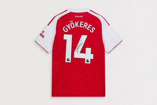 Arsenal 25/26 Home Boxed Signed Shirt GYOKERES