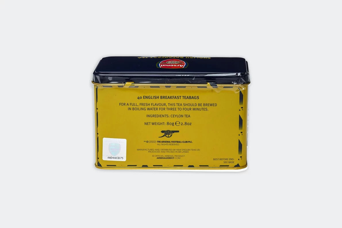Arsenal Bruised Banana Tin with Breakfast Tea