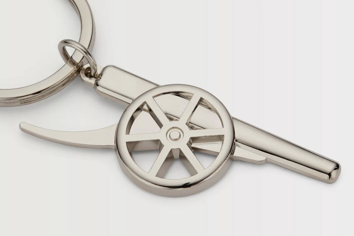Arsenal Cannon Keyring and Badge Set