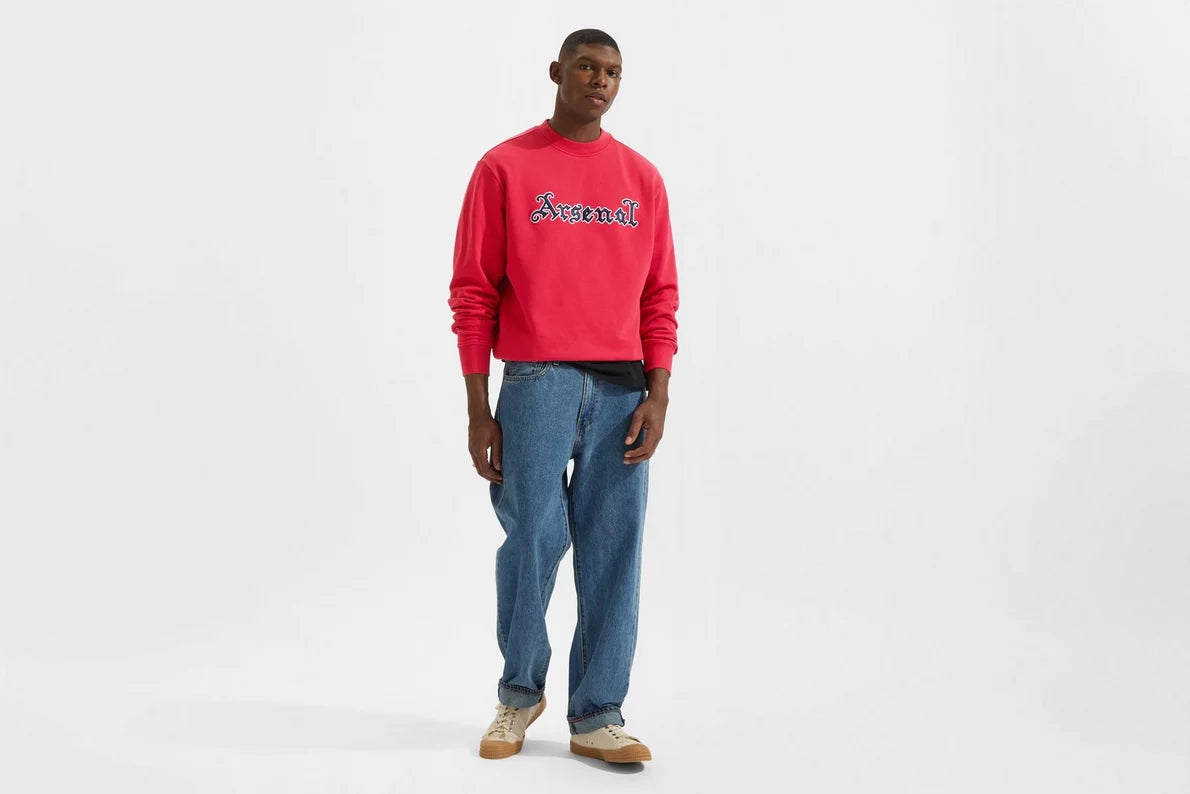 Arsenal Classics Unisex Gothic Red Crew Sweatshirt