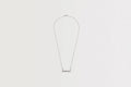 Arsenal Silver Gothic Text Necklace