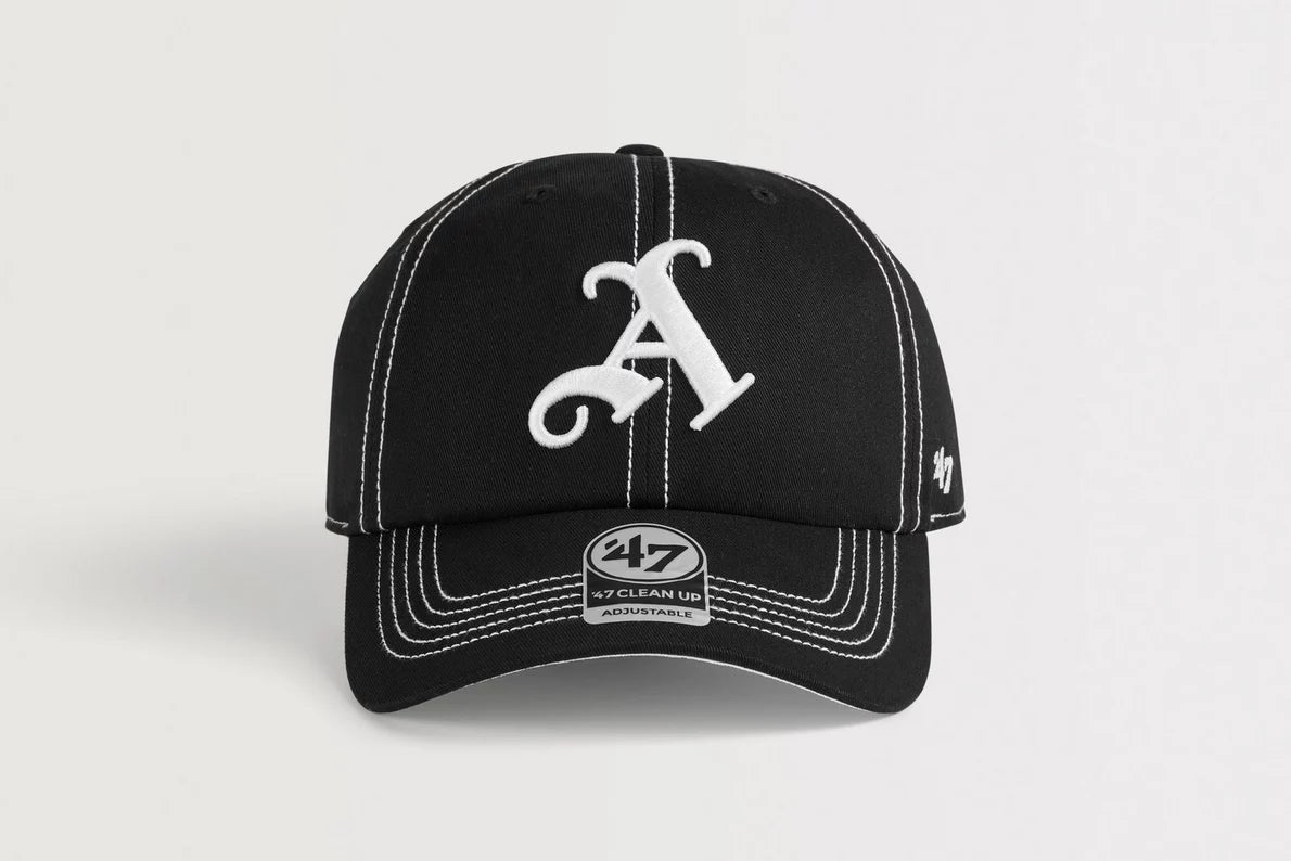 Arsenal 47 Black Gothic A Contrast Stitch Cap