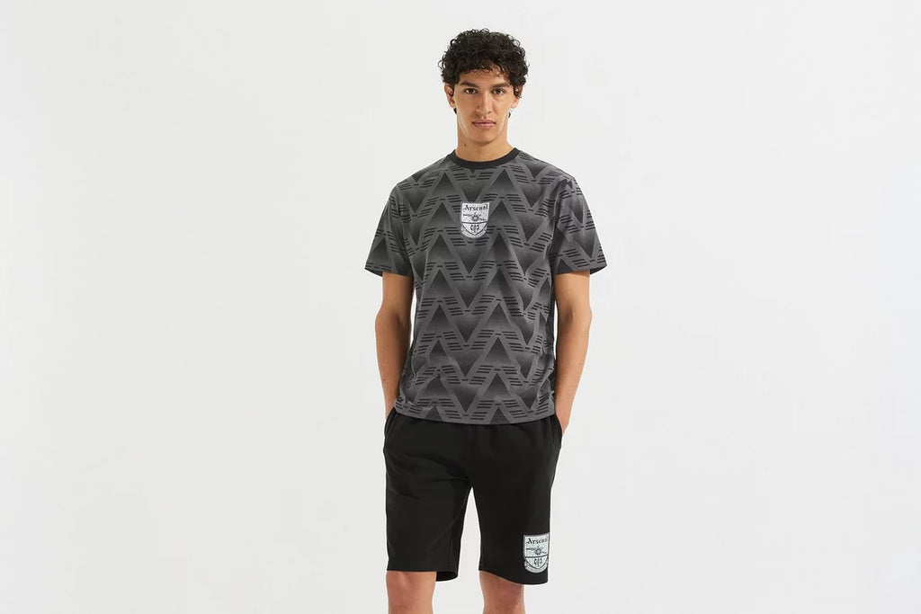 Arsenal Classics Black Bruised Banana Pyjama Short Set