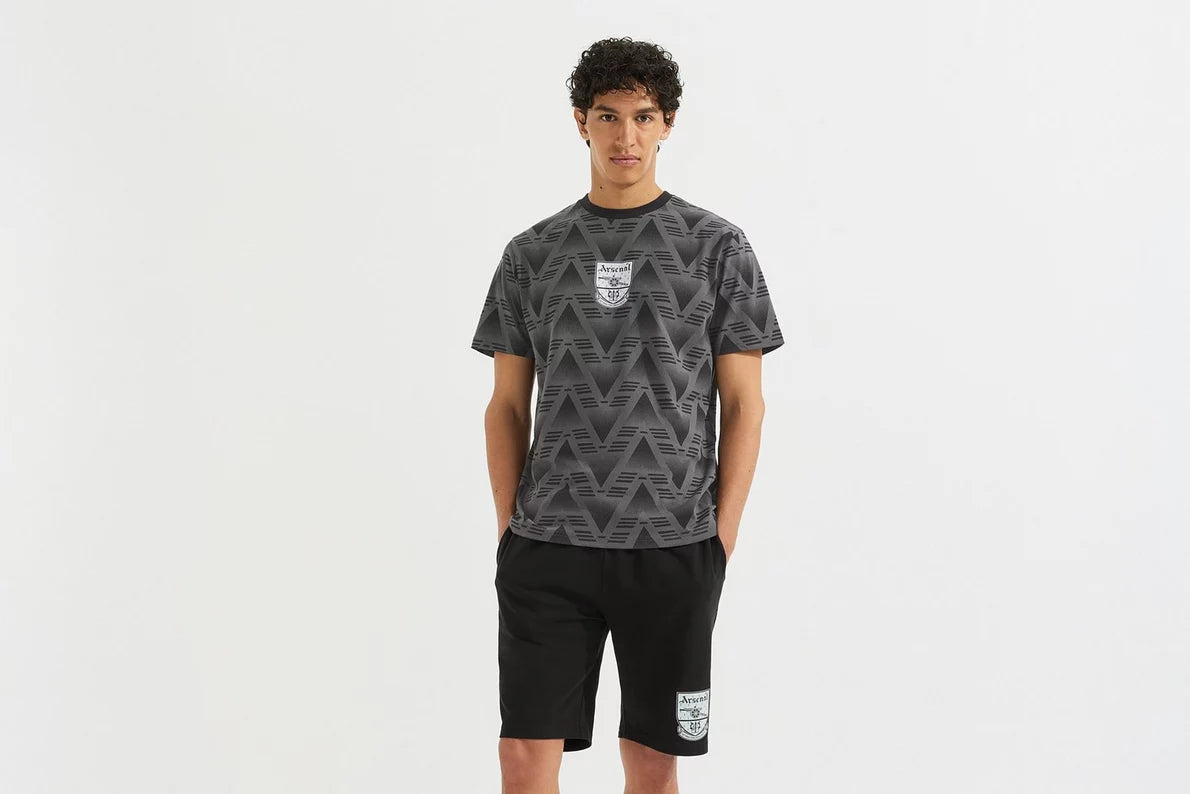 Arsenal Classics Black Bruised Banana Pyjama Short Set