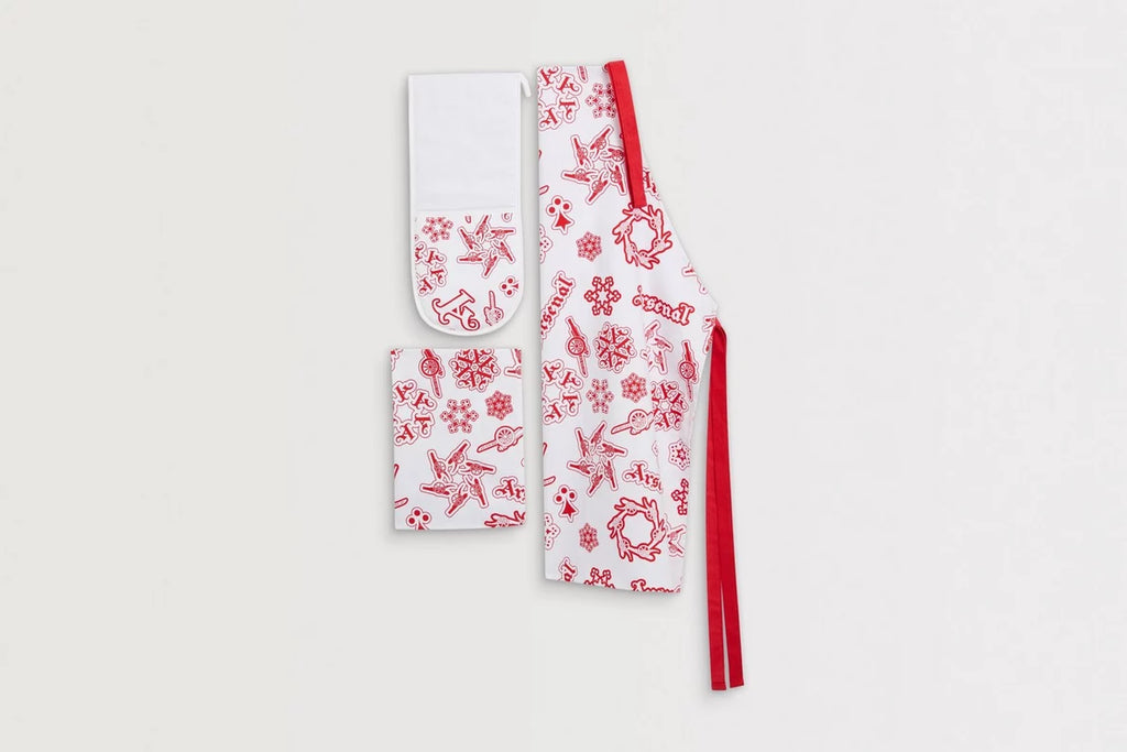 Arsenal Apron, Tea Towel and Oven Glove Set