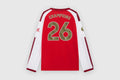 Arsenal adidas Kids Premier League Champions Long Sleeved Home Shirt