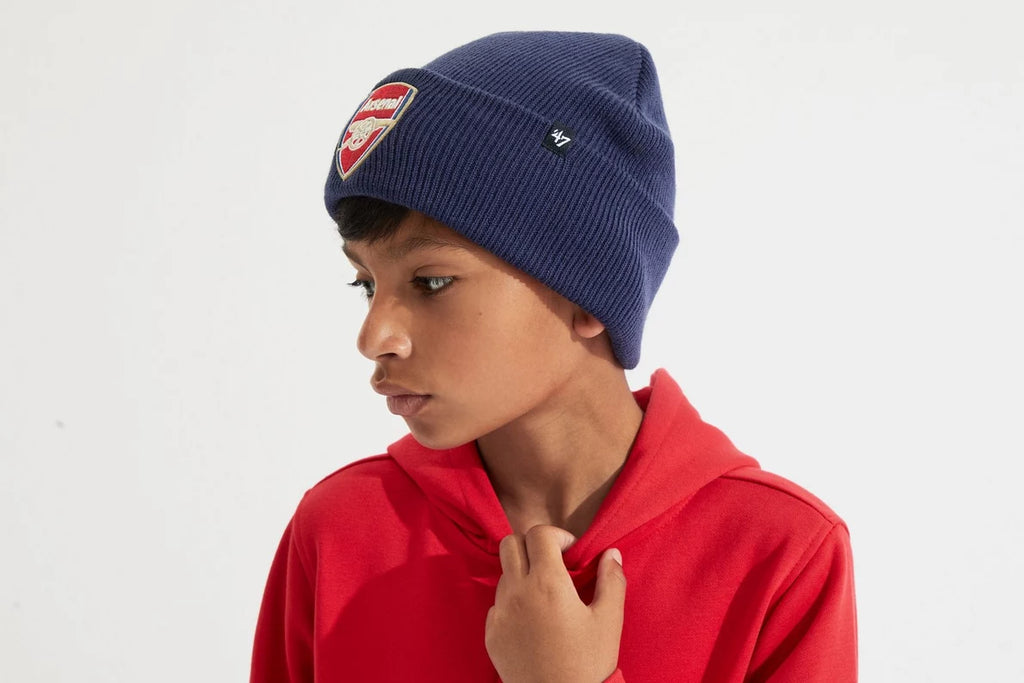 Arsenal Kids 47 Navy Crest Beanie