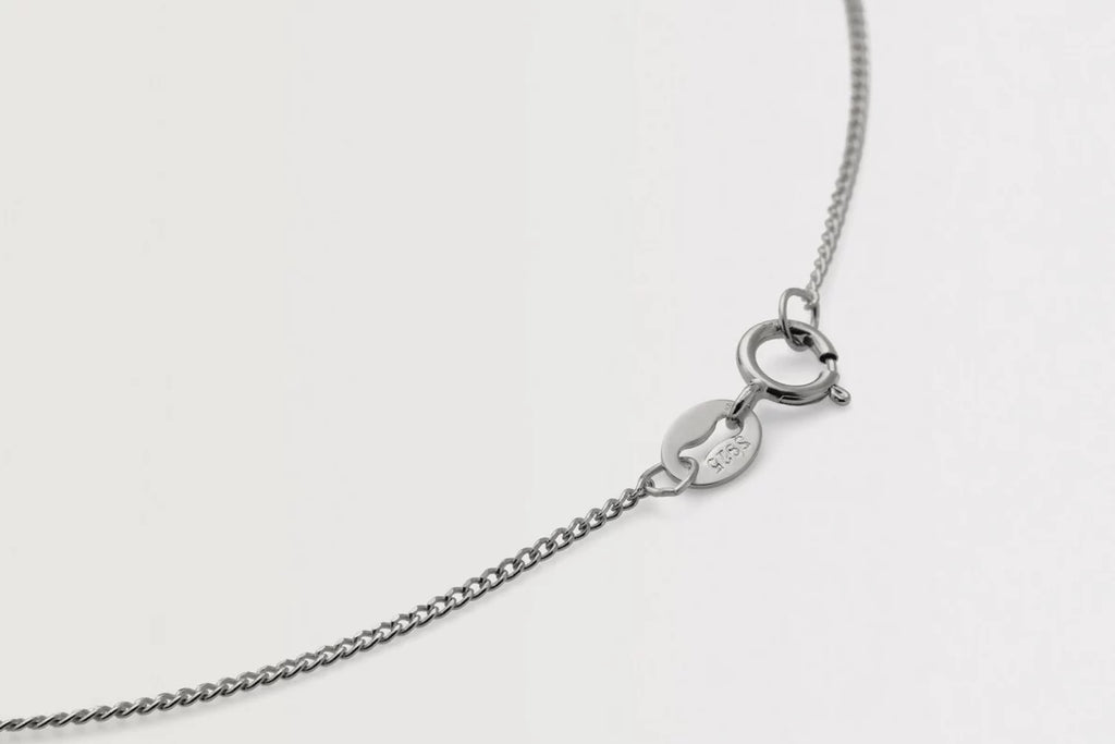 Arsenal Silver Gothic Text Necklace