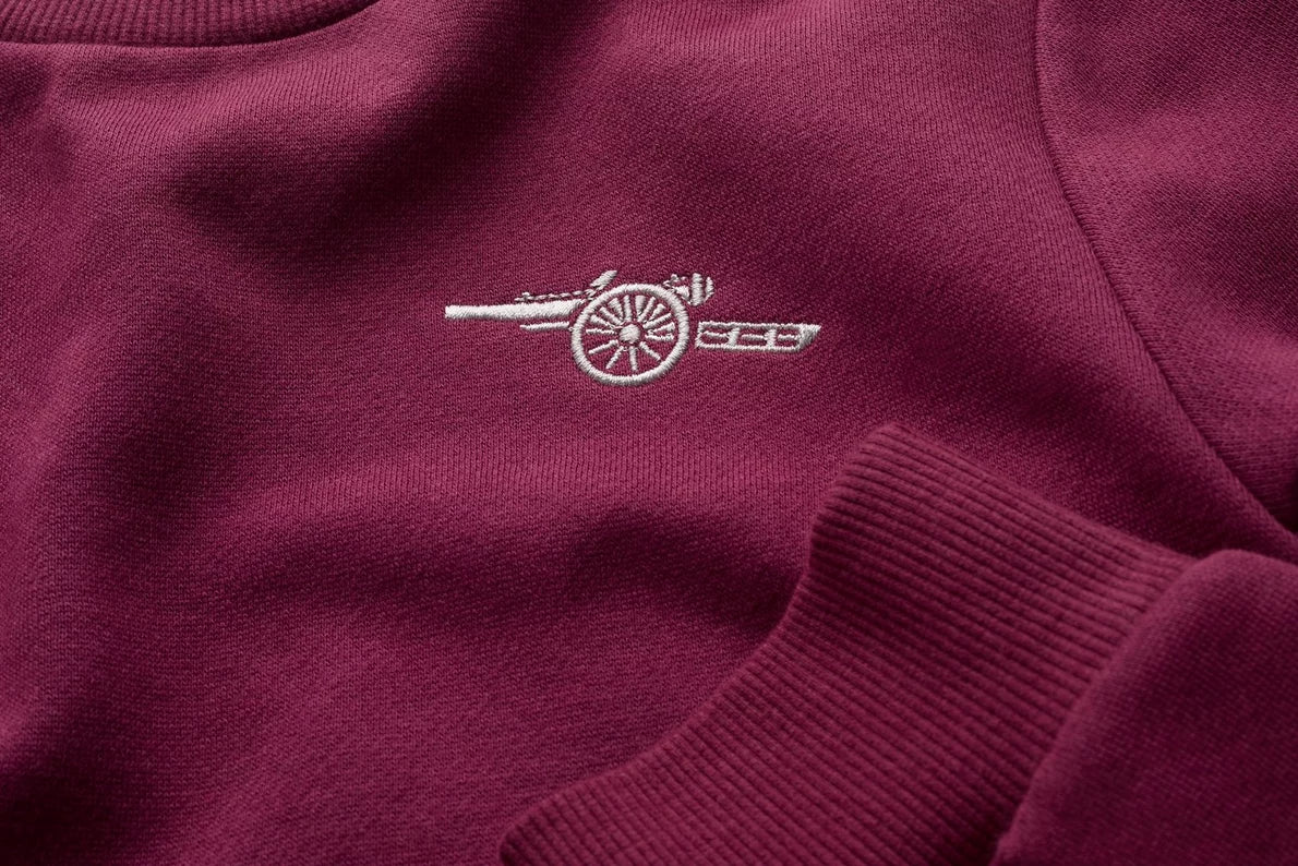 Arsenal Kids Burgundy Cannon Sweatshirt