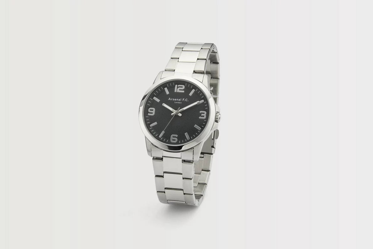 Arsenal Silver Gunmetal Watch