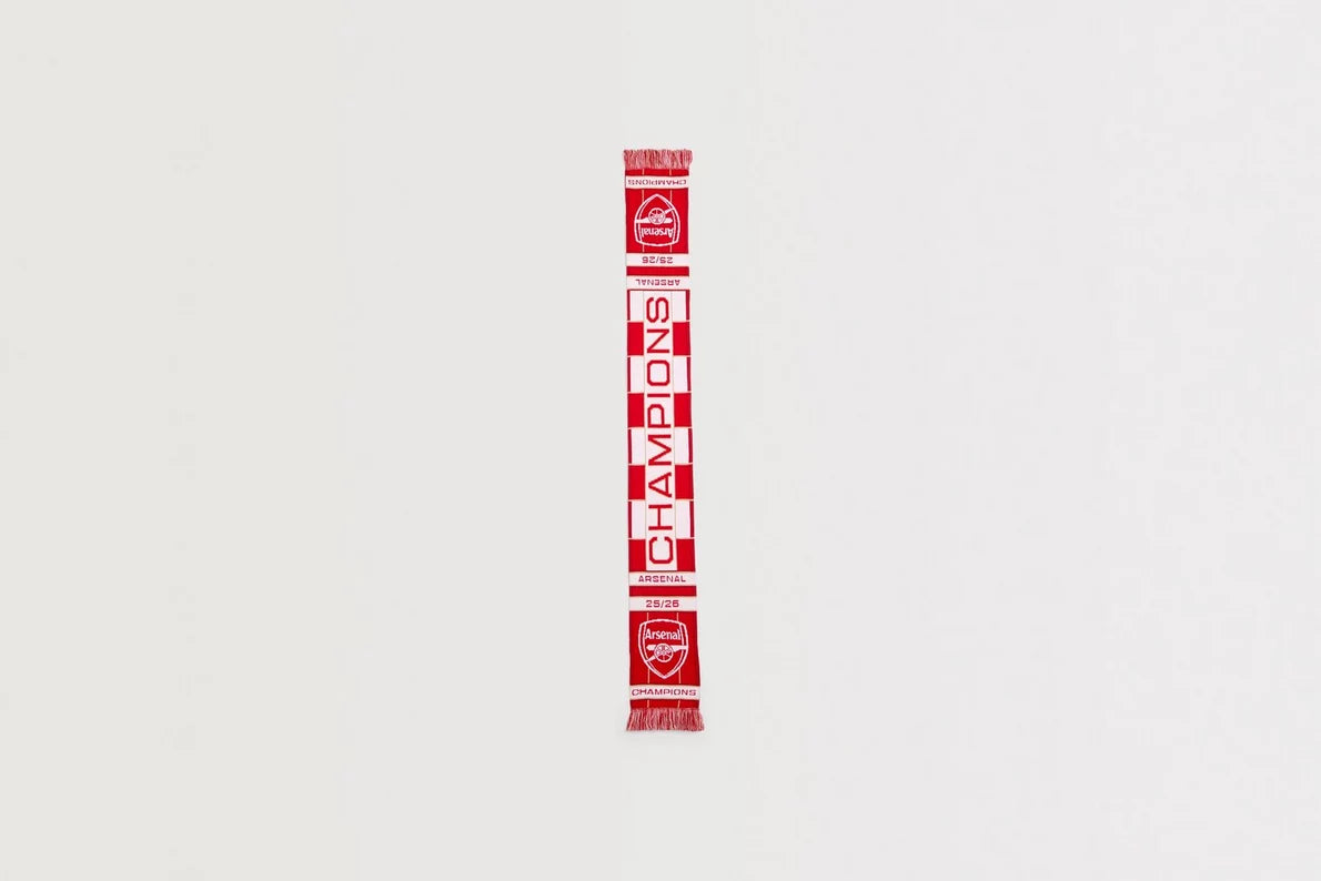 Arsenal Champions 25/26 Scarf