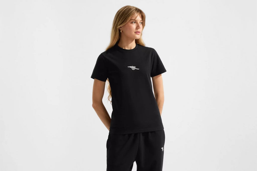 Arsenal Womens Essentials Black T-Shirt