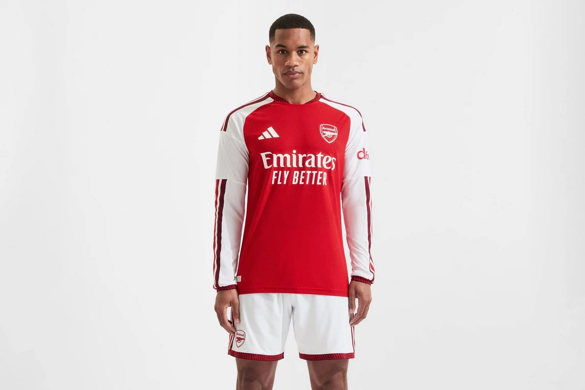 Arsenal adidas 26/27 Authentic Home Long Sleeved Shirt