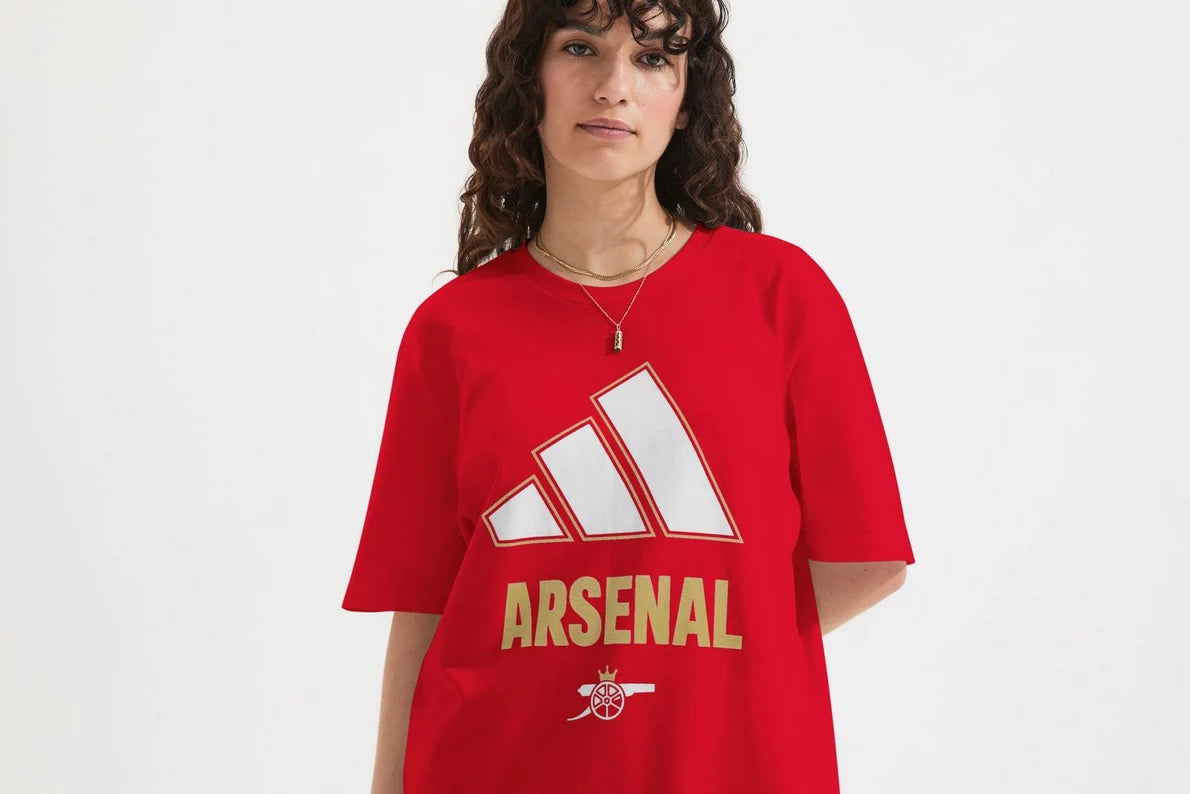 Arsenal adidas 25/26 Red Premier League Champions T-Shirt