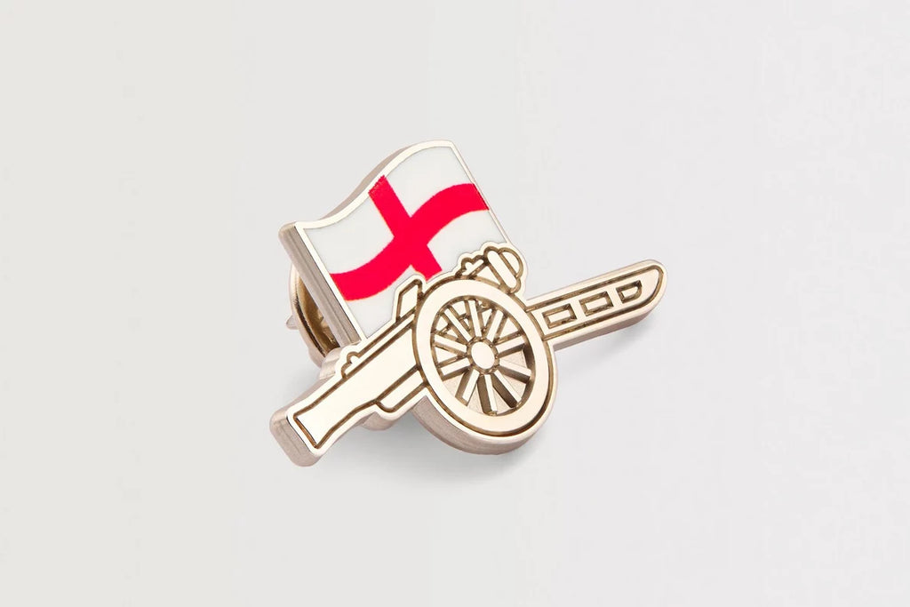 Arsenal Classics England White Pin Badge Set