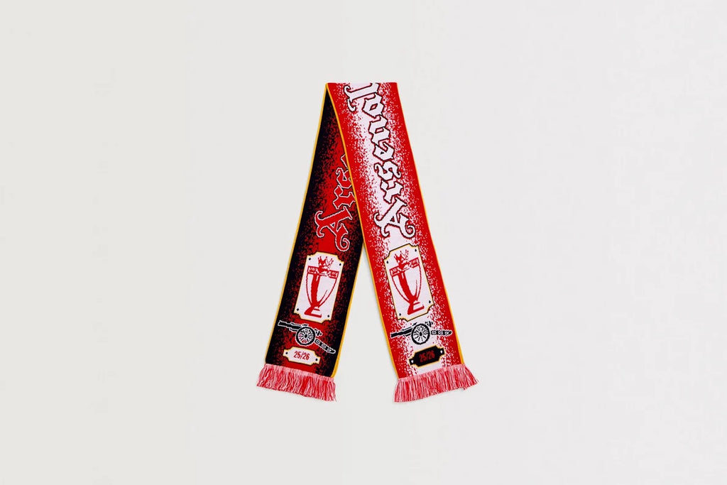Arsenal Champions 25/26 Gothic Trophy Scarf