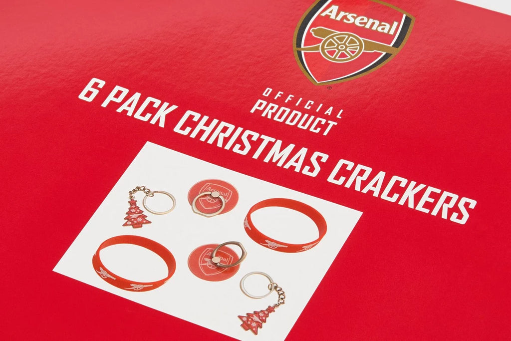 Arsenal 6 pack Christmas Crackers