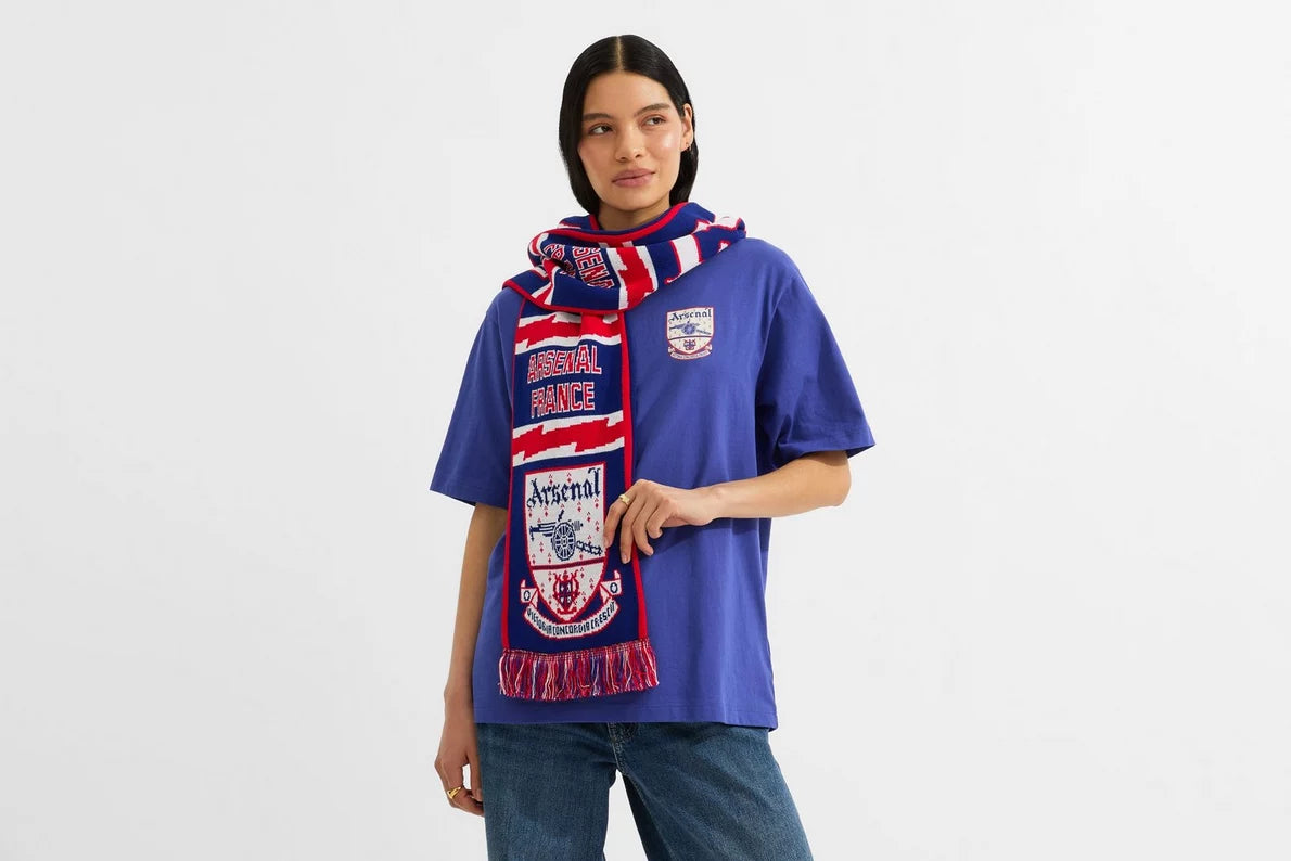 Arsenal Classics France Blue Scarf