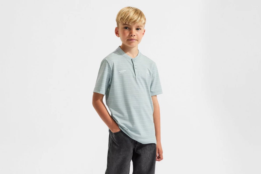 Arsenal adidas Kids Golf Striped Polo Shirt