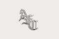 Arsenal Silver Gothic AFC Monogram Pin Badge