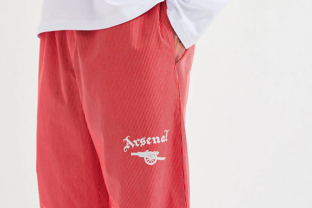 Arsenal Essentials Gothic Stripe Poplin Pyjama Set