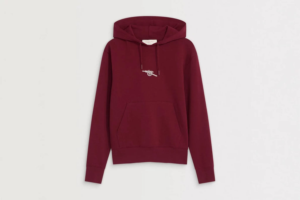 Arsenal Womens Essentials Burgundy Hoodie