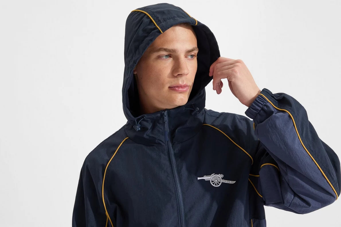 Arsenal Essentials Unisex Navy Windbreaker Jacket