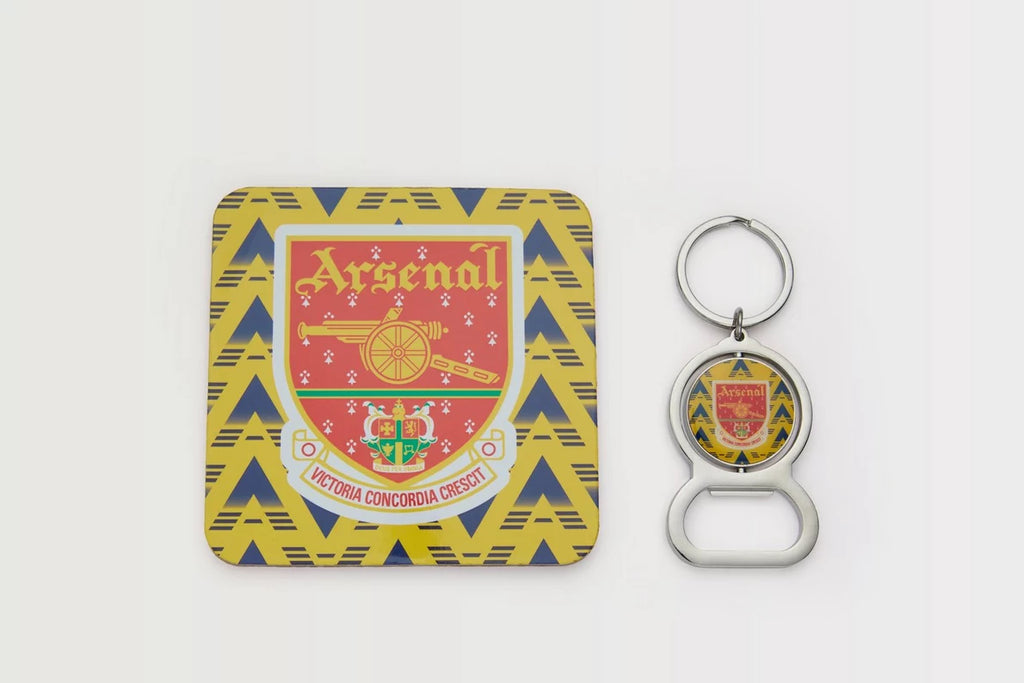 Arsenal Retro Bruised Banana Coaster and Bottle Opener