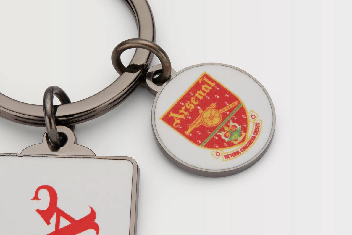 Arsenal Retro Crest Charm Keyring