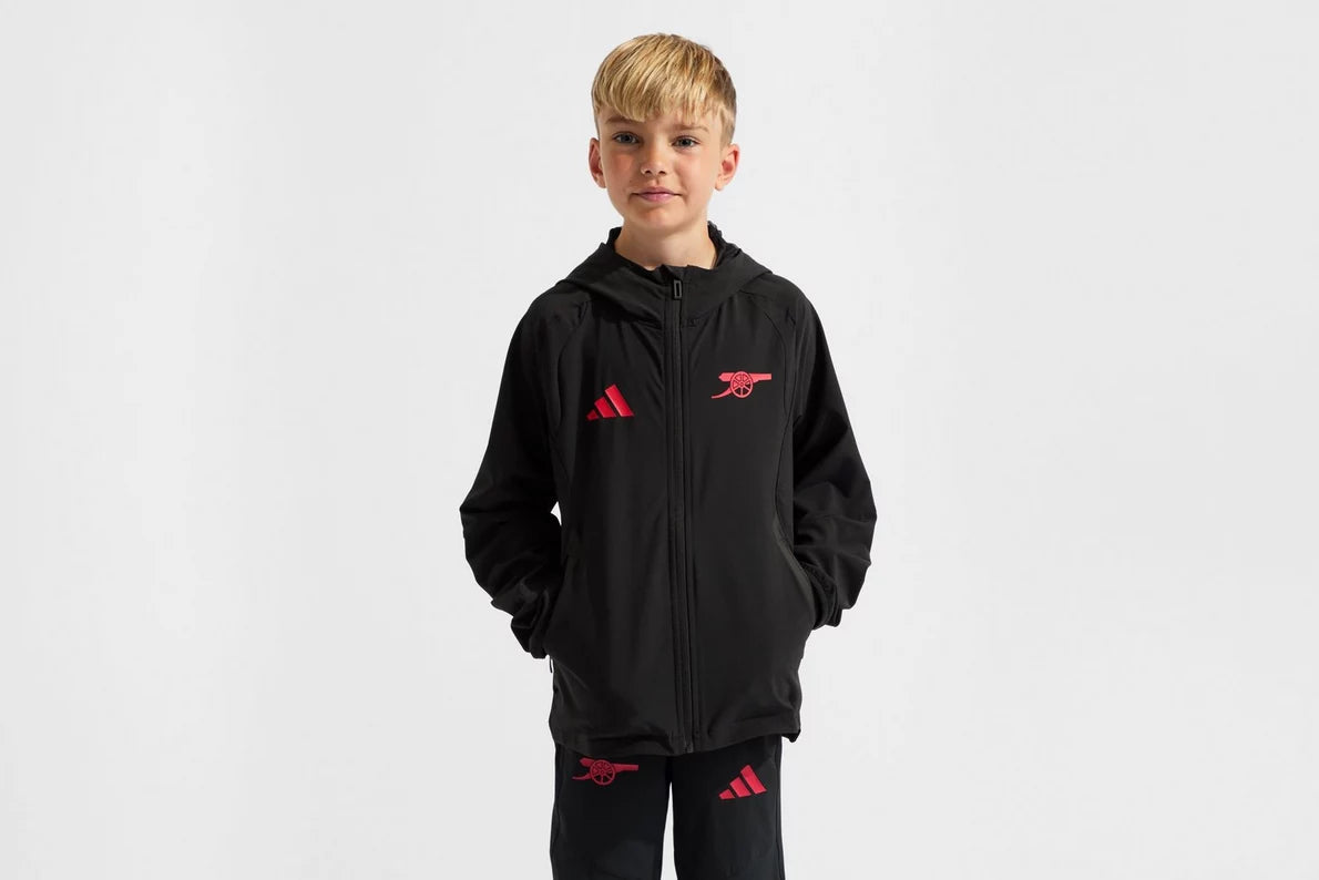 Arsenal adidas Kids 26/27 Tiro Travel Windbreaker Jacket