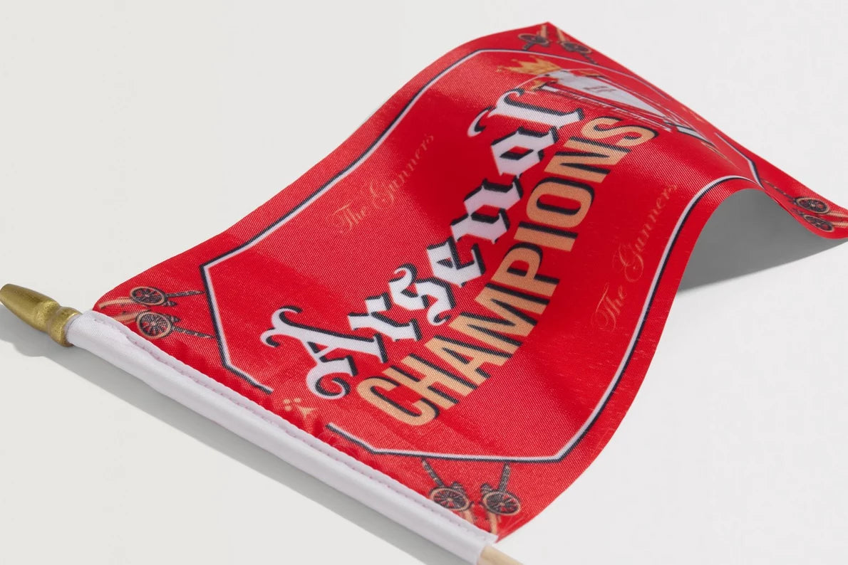 Arsenal Champions 25/26 2 Pack Mini Flags