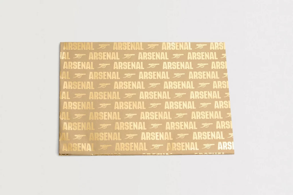 Arsenal Gold Wrapping Paper