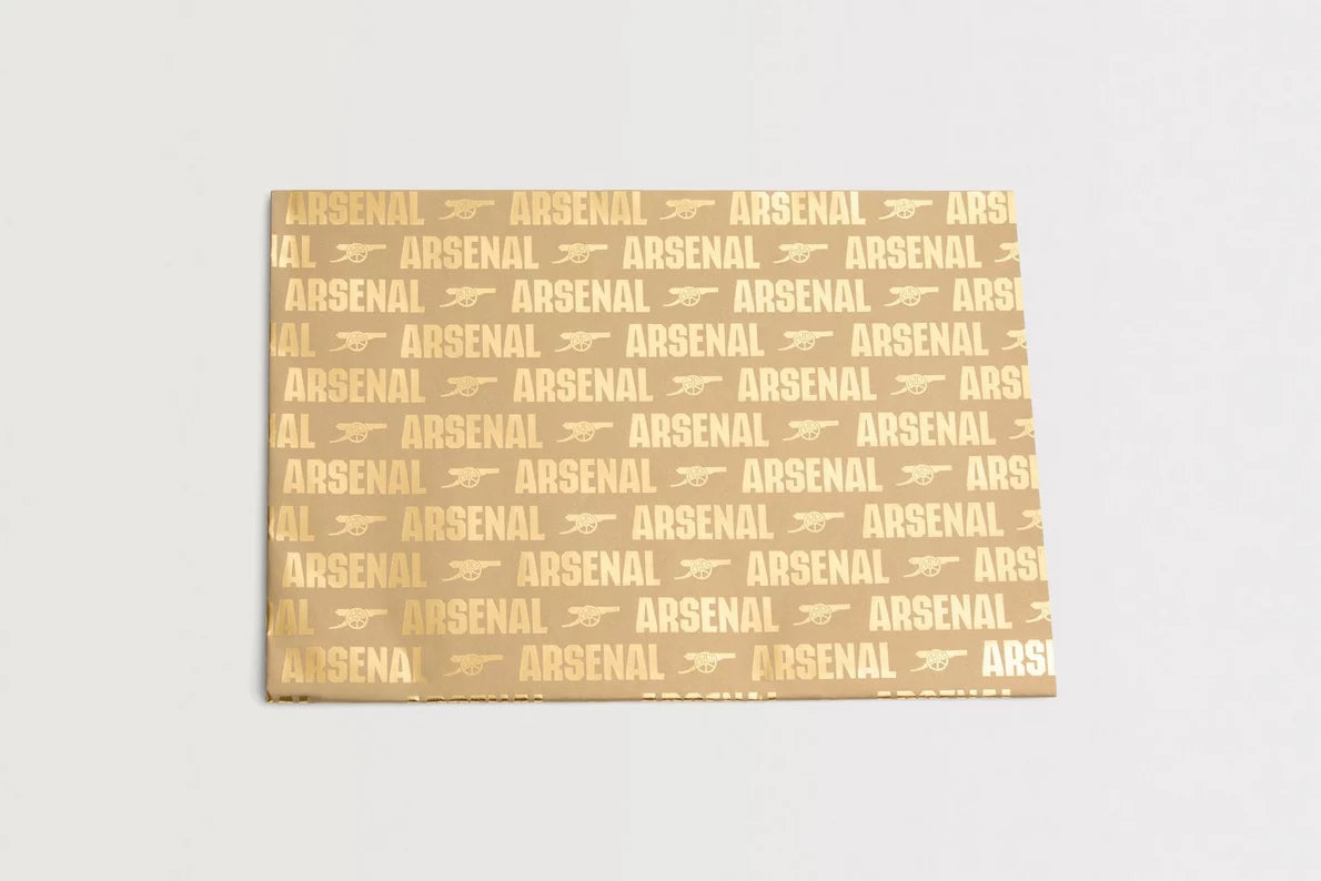 Arsenal Gold Wrapping Paper