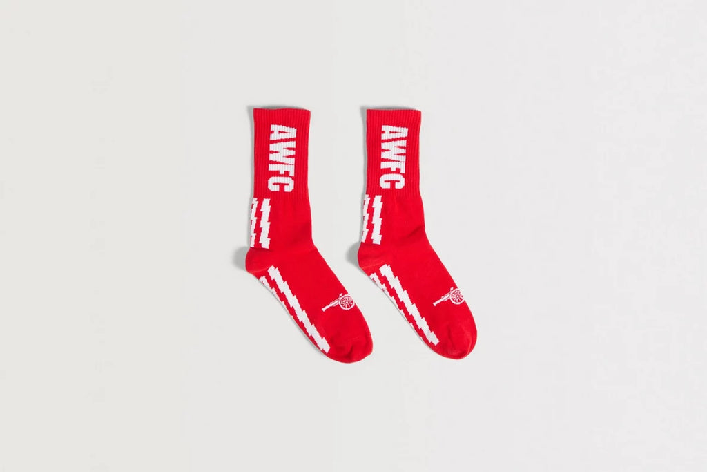 Arsenal AWFC Classics Red Bolt Socks