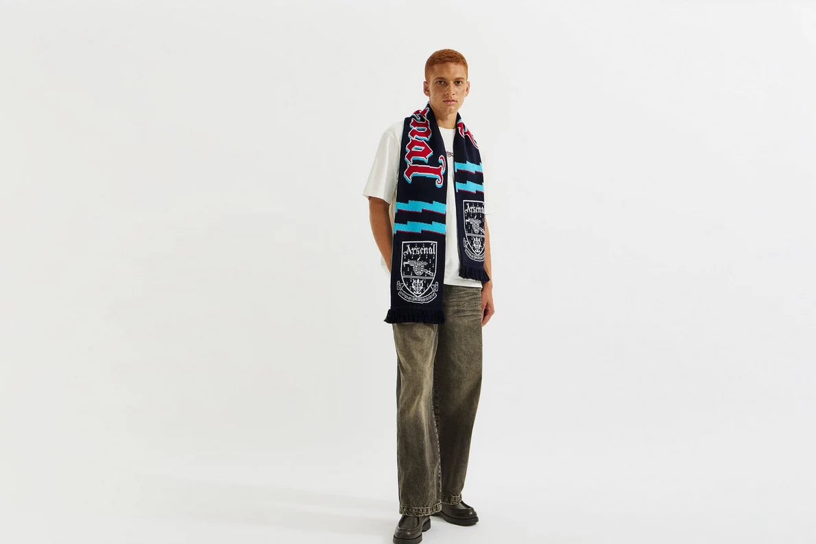 Arsenal Lightning Bolt Scarf