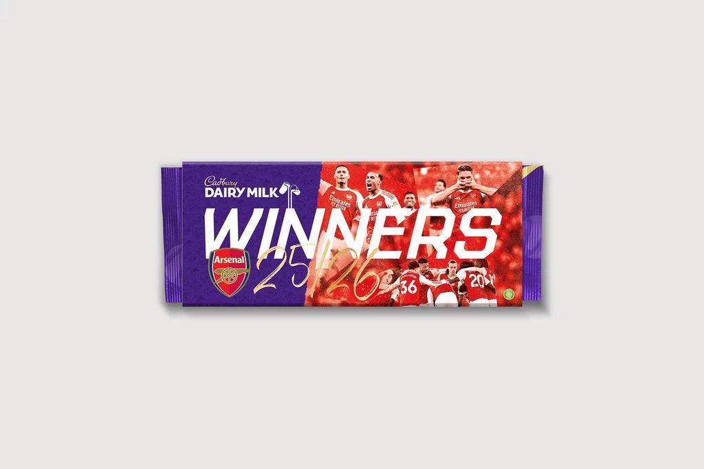 Arsenal 25/26 Champions Cadburys Bar