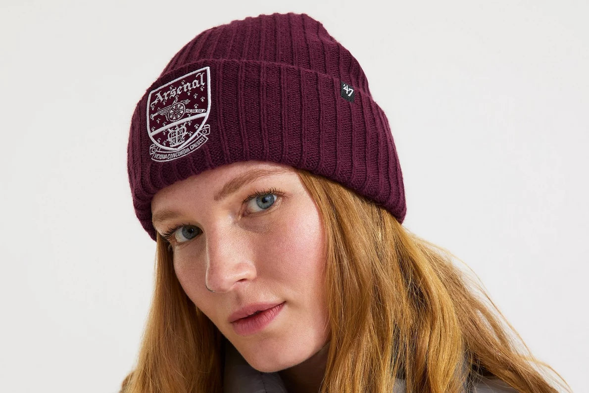 Arsenal 47 Burgundy Concordia Crest Beanie