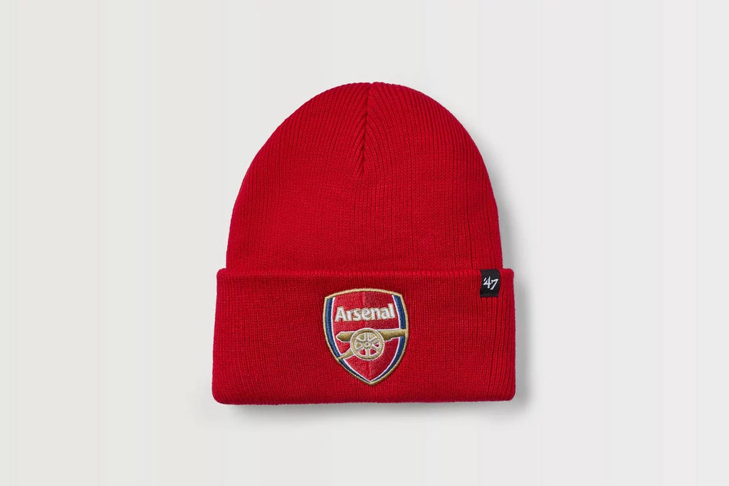 Arsenal Kids 47 Red Crest Beanie