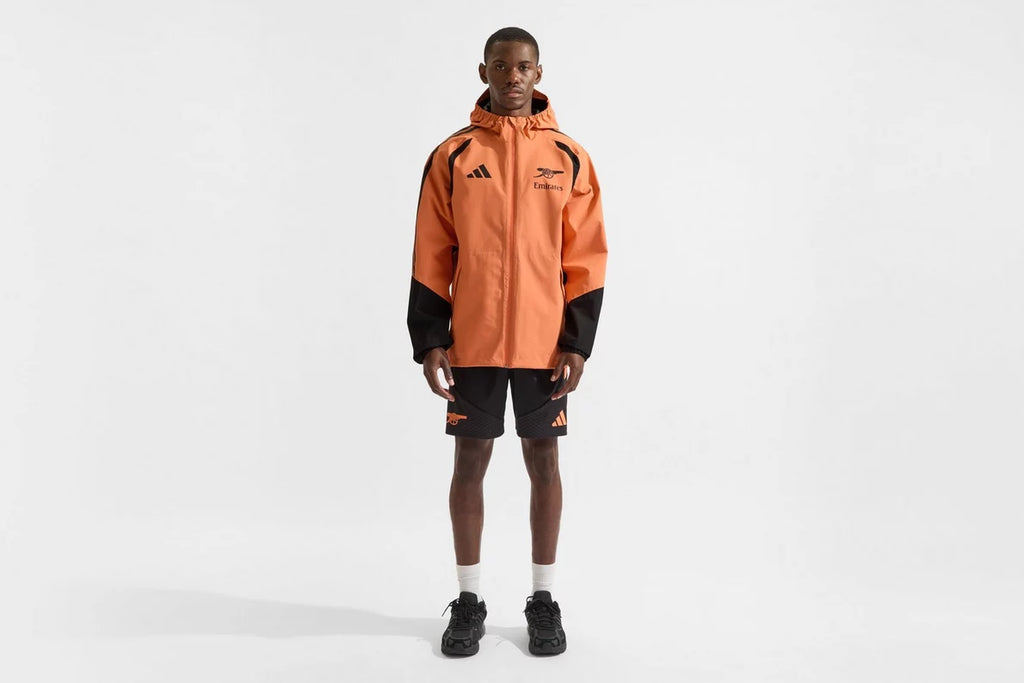 Arsenal adidas 26/27 Orange Training Rain Jacket