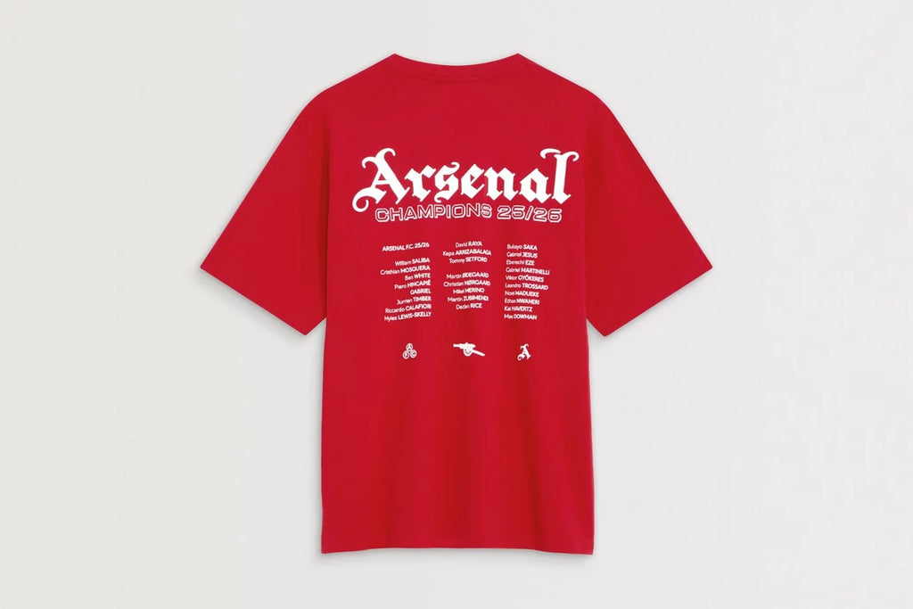 Arsenal Champions Squad 25/26 Crew T-Shirt