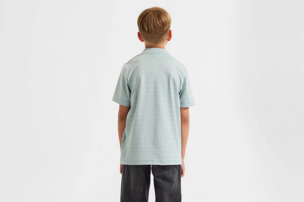 Arsenal adidas Kids Golf Striped Polo Shirt