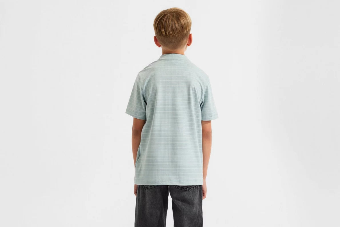 Arsenal adidas Kids Golf Striped Polo Shirt