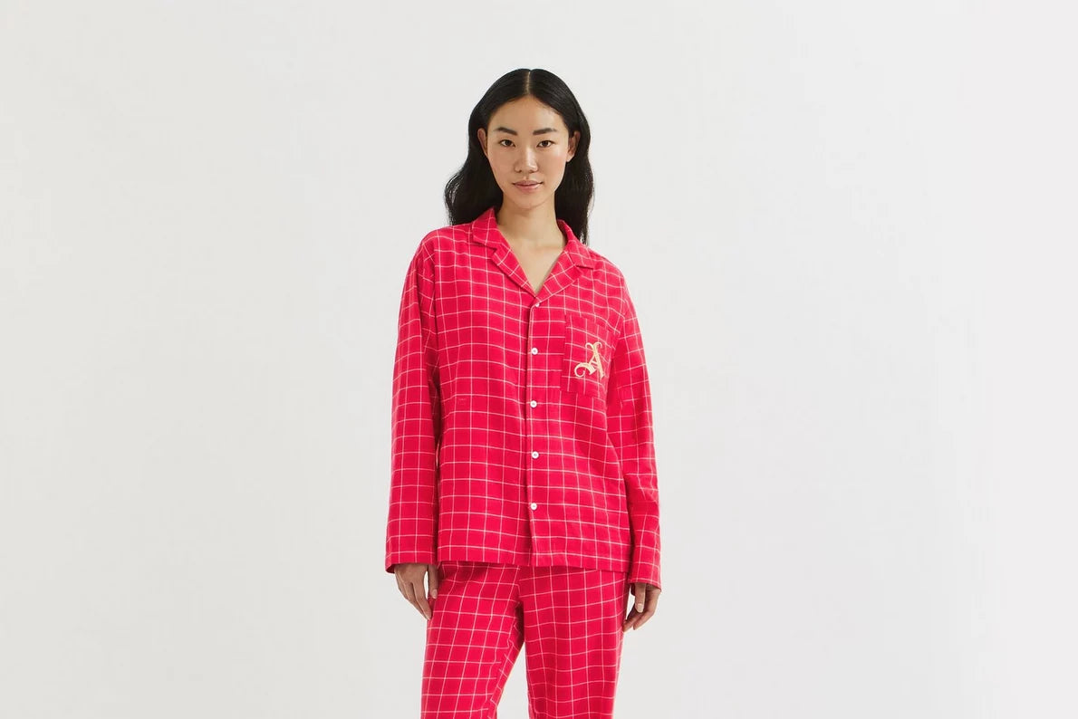 Arsenal Womens Classics Check Pyjama Set