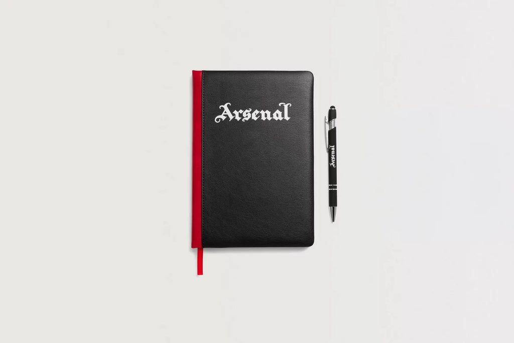 Arsenal Classics Black Notebook and Pen Set