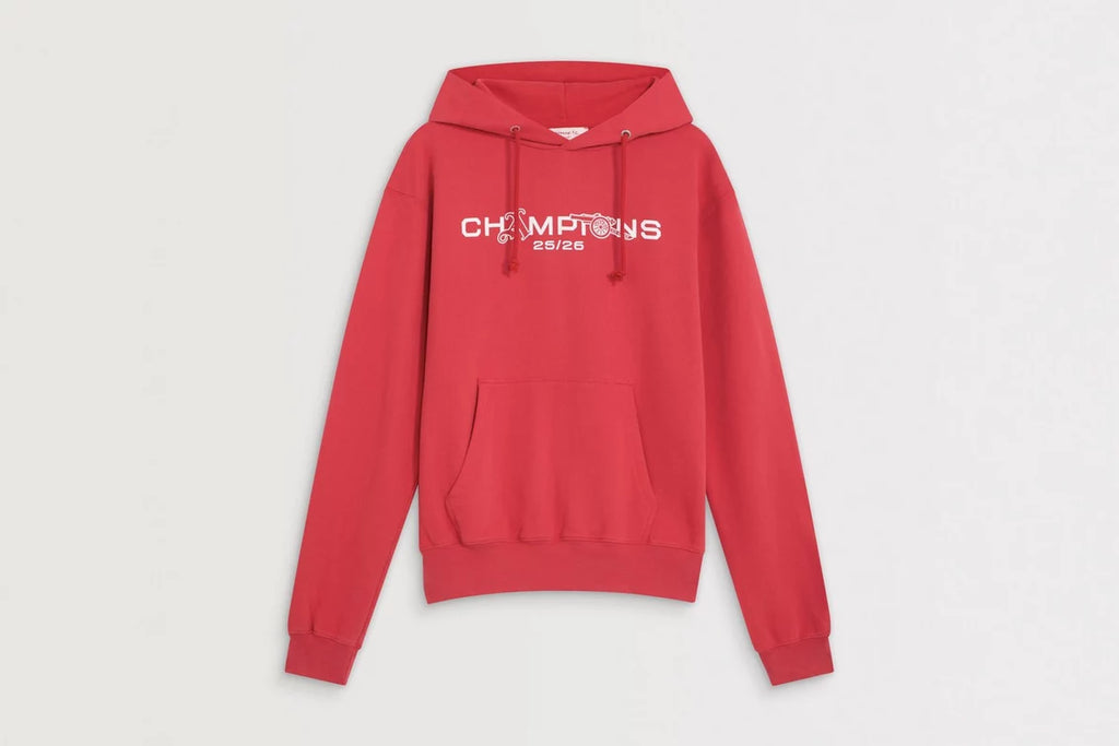 Arsenal Champions Squad 25/26 Red Hoodie