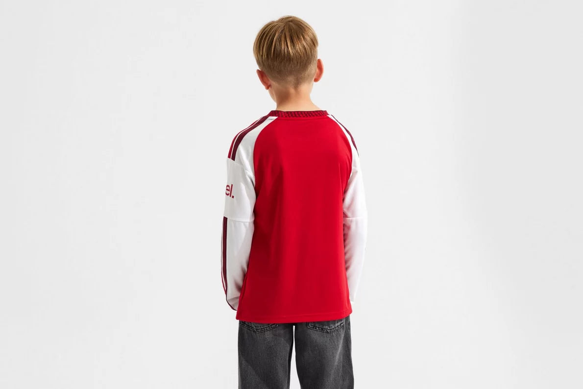 Arsenal adidas Kids 26/27 Long Sleeved Home Shirt
