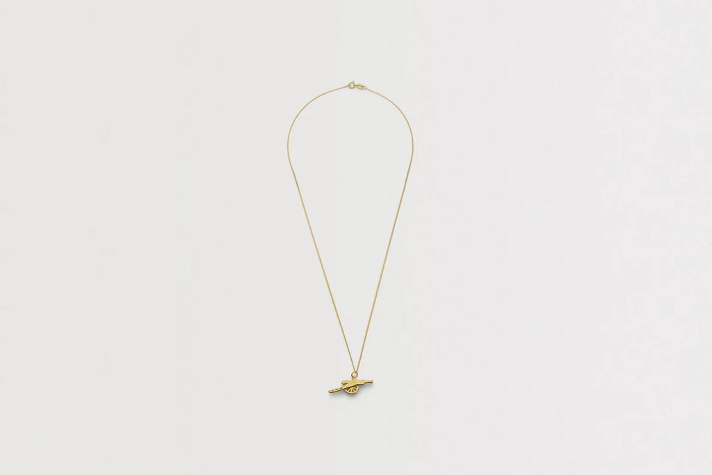 Arsenal 18ct Gold Plated Silver Cannon Pendant