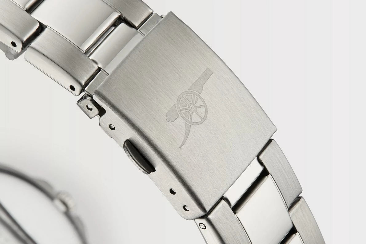Arsenal Silver Gunmetal Watch