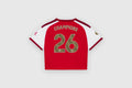 Arsenal adidas Womens Premier League Champions Crop Home Shirt