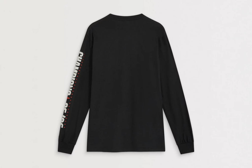 Arsenal Champions 25/26 Black Long Sleeved T-Shirt